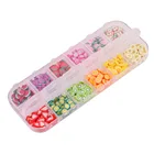 Nail Nail Summer Strawberry Watermelon Banana Polymer Clay Slice For Nail Art Decoration ND575