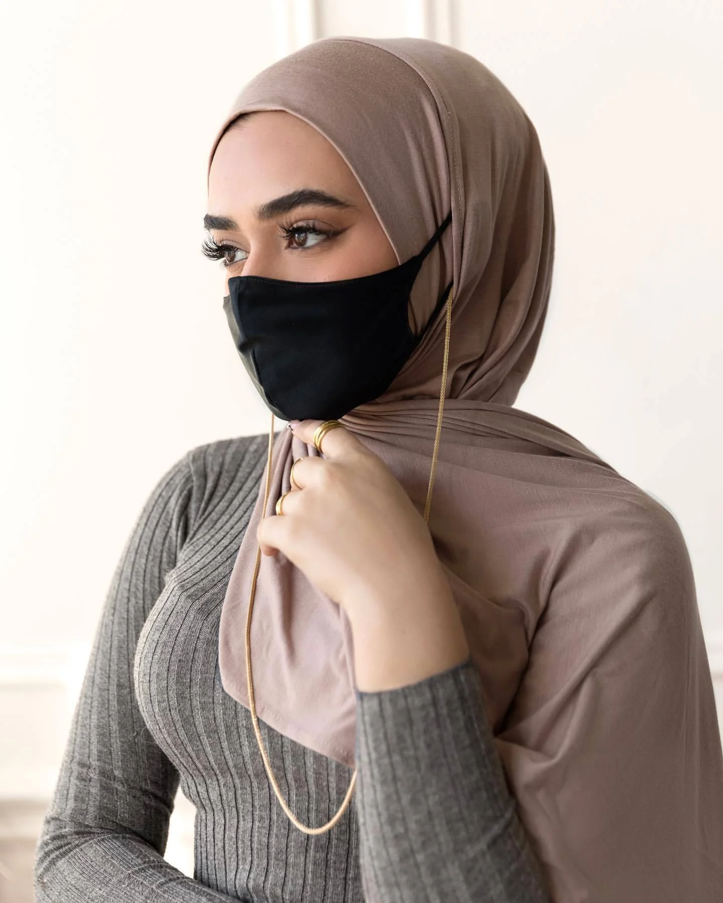 Premium Quality Chiffon Maxi Hijab Scarf Muslim Headcover 180x70-180x85 Cm 