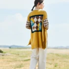 Woven Coat Women Woven Fashion Autumn Casual Woolen Coat For Lady Women Gudu 2020