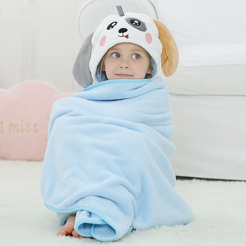 New Children's Hooded Bath Towel Animal Design Style Baby Polyester And  Nylon Bath Towel - Buy Bath Towel,Towels Bath 100% Cotton,Bath Towel  Wholesale Product on 