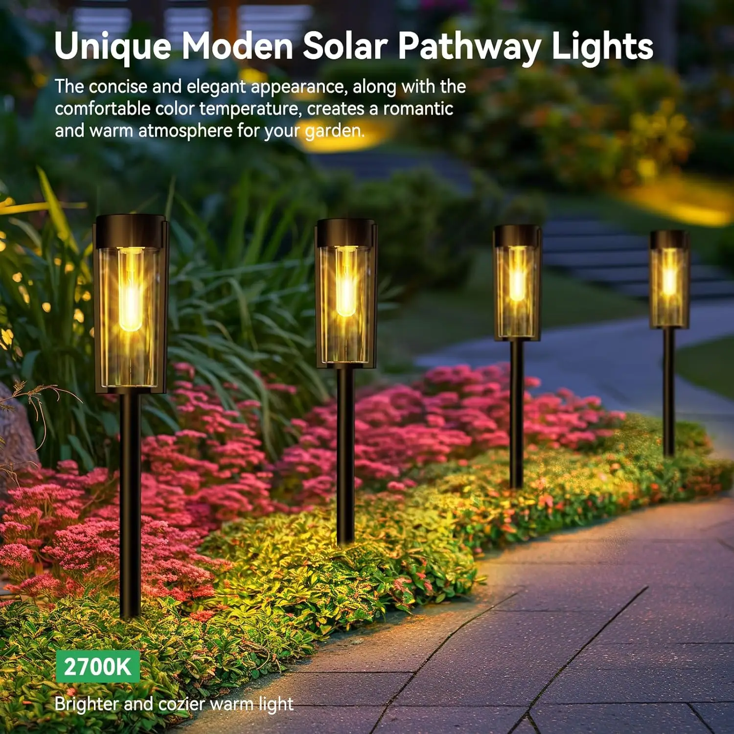 5W Solar Motion Sensor Lights LED Security Deck light Outdoor IP65 Waterproof Solar Wall Lamp Yard Solar candle Fence light