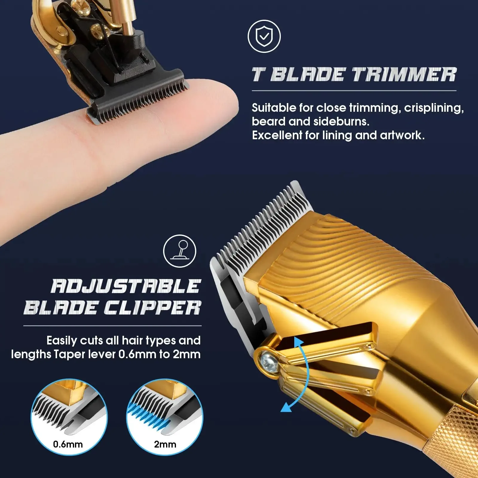 Professional Highquality Cordless Rechargeable T Contour Shaver