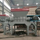 Double Shaft Shredder Machine/Waste Plastic Pallet Bottle Pe Pp Films Bags Tire Shredding Machine