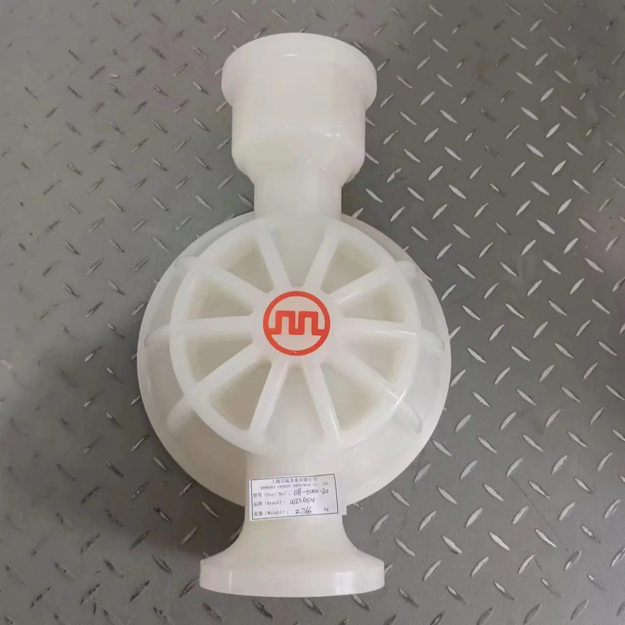 Wilden AODD Pumps Camera per liquidi in plastica 08-5000-20 da utilizzare per la fabbrica di pompe a membrana pneumatica a doppia membrana Wilden Air operatde