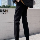 Pants Black Leather Pants European And American Women's High-waisted Leopard-print Coated Feet Pants