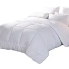 Comforter Queen Size Natural Bamboo Satin Polyester Comforter Microfiber Duvet