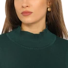 Casual Top Girls Casual Casual New Fashion Superior Quality Mock Neck Stripe Knitted Top Pullover Sweater For Girls