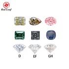 Loose Round Gemstone Redleaf OEM ODM GRA Diamond Stone Loose Moissanite