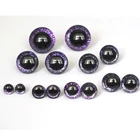 Special Purple Special Design Widely Used Purple 3d Glitter Safety Eyes Amigurumi