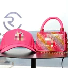 Purse 2021 Ladies Designer Brand Luxury Bling NY Handbags And Matching NY Purse And Hat Set For Women