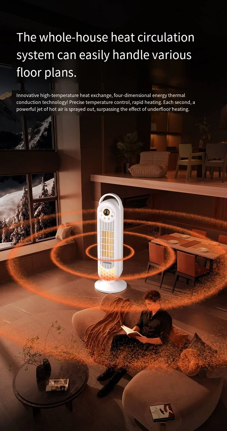 Electric Heater, 2000W, PTC, Portable - detail 14