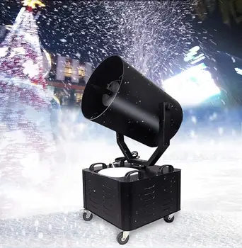 Topflashstar Snow Machine 3000W Moving Head Outdoor Snow Machine For Christmas Wedding Artificial Snow Maker Special Effects