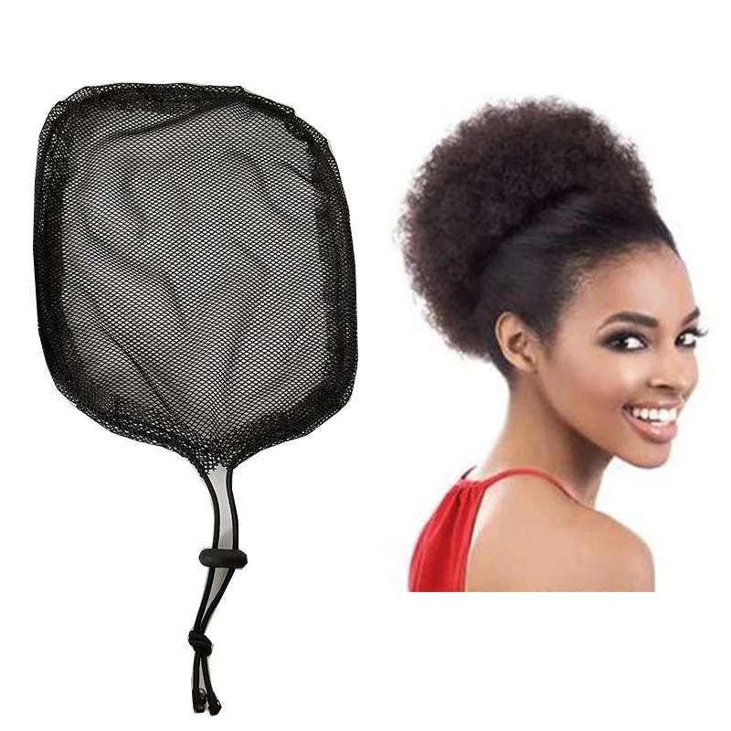 African Explosive Head Ponytail Hair Net Fluffy Curly Hair Bag Stretch Wig  Cap Hat Leather Jewish Wig Inner Net - Buy Hair Cap,Hair Nets For Wigs,Wig  Net Cap Product on 