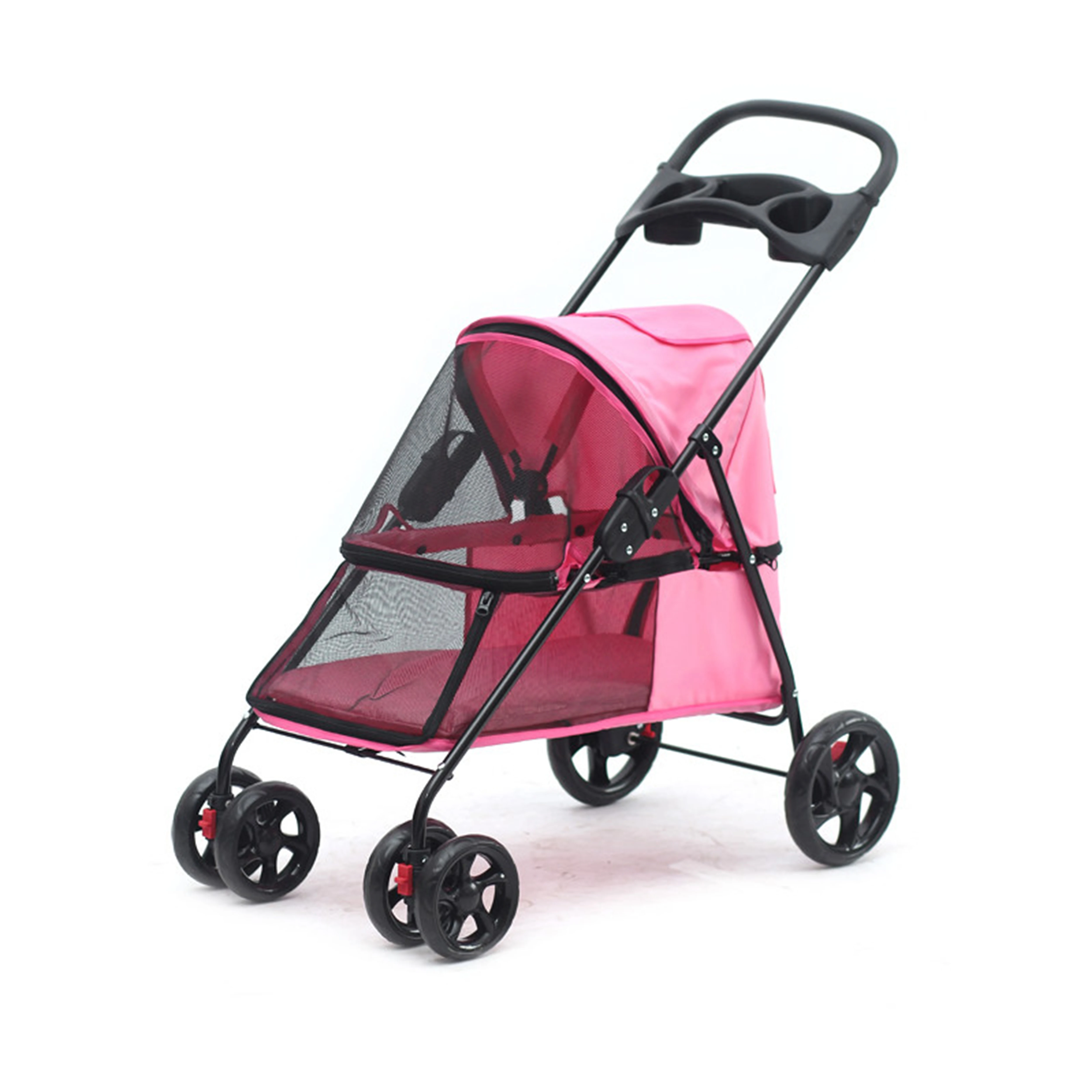 pet gear pink dog stroller