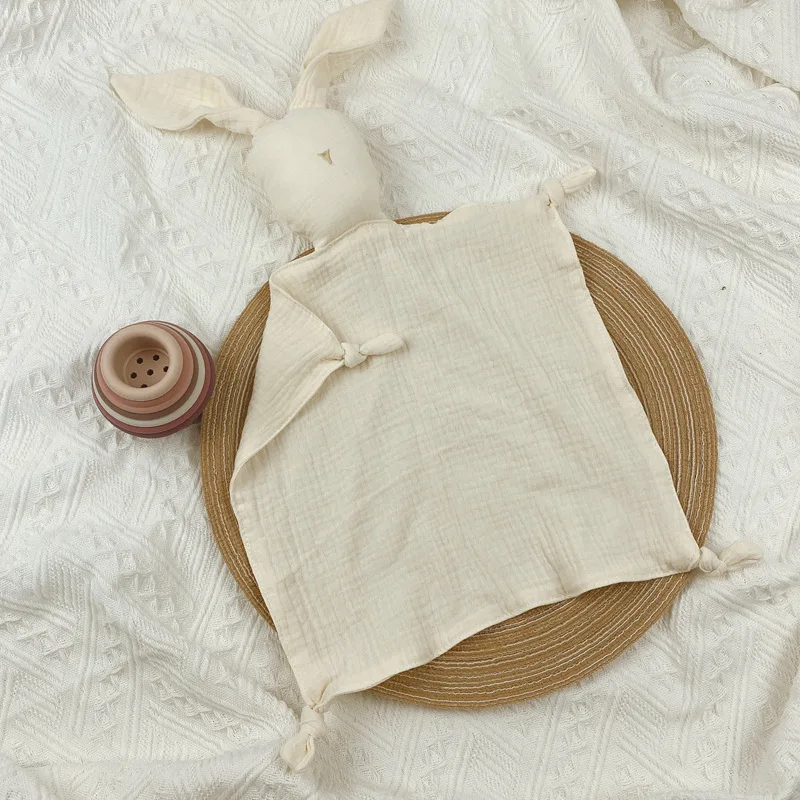 hotting Ins Cute Rabbits Baby Blanket Comforter Bunny Bow Knot Bed Comforter Baby Bibs Baby Drooling Burp