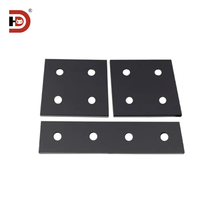 2020 Vertical Connection Plate 2/4/6/8-Hole 4040 Aluminum Profile Reinforcement Connection Fastener manufacture