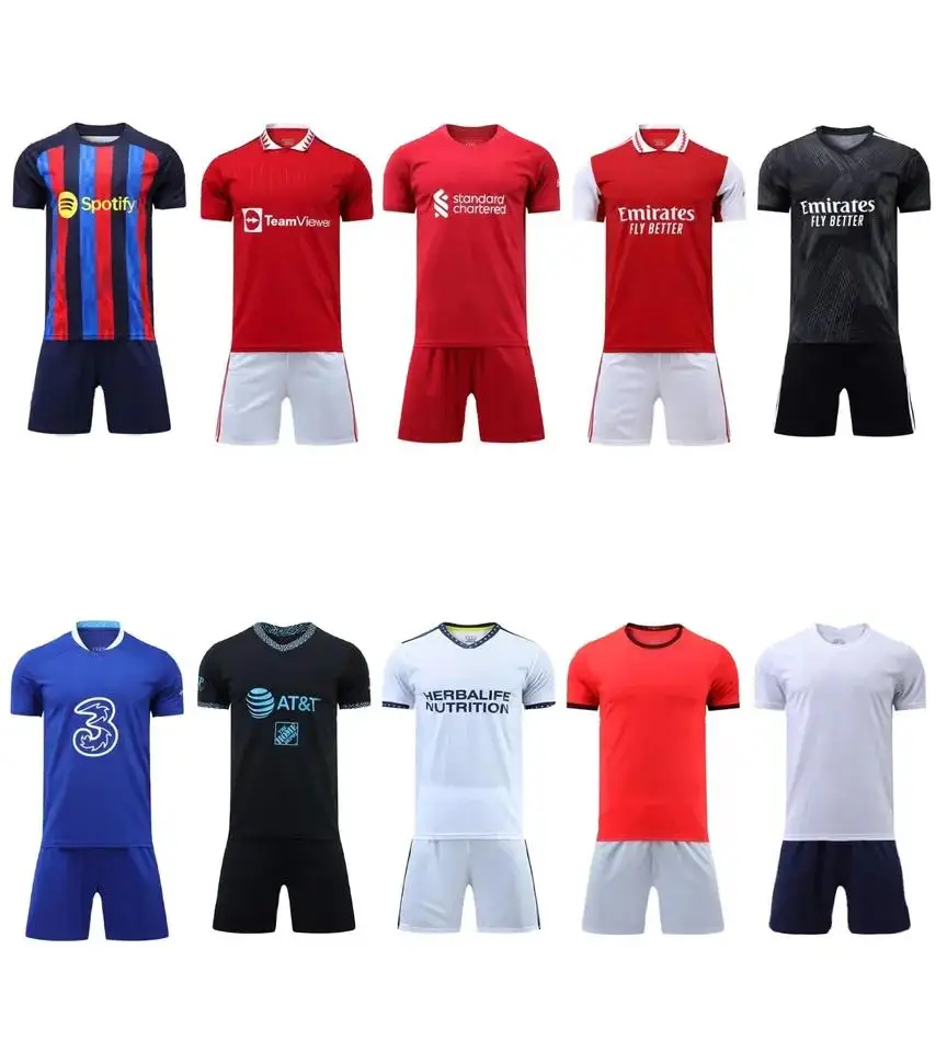 Custom soccer retro football jersey thailand quality camisa de futebol tailandesa futebol wholesale soccer jerseys
