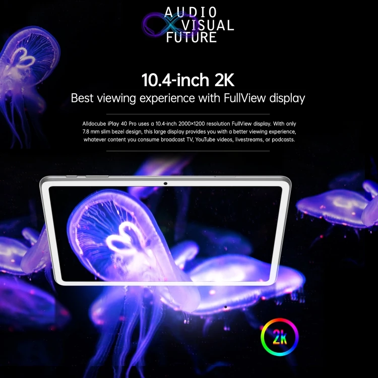 ALLDOCUBE iPlay 40 Pro 4G Call Tablet 10.4 inch 8GB+256GB Android 10 Octa Core with GPS