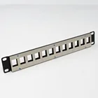 Patch Panel TP-01 AMP Type Blank UTP Cat5e Cat6 1U 12 Ports Patch Panel