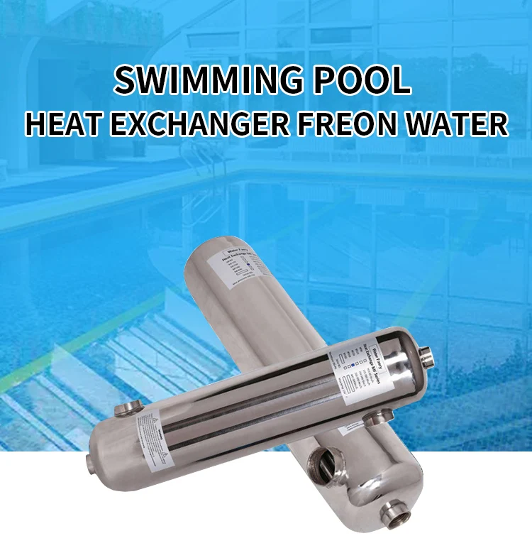 Eco friendly Swimming Pool Heat Exchanger 25kw LS MF 80
