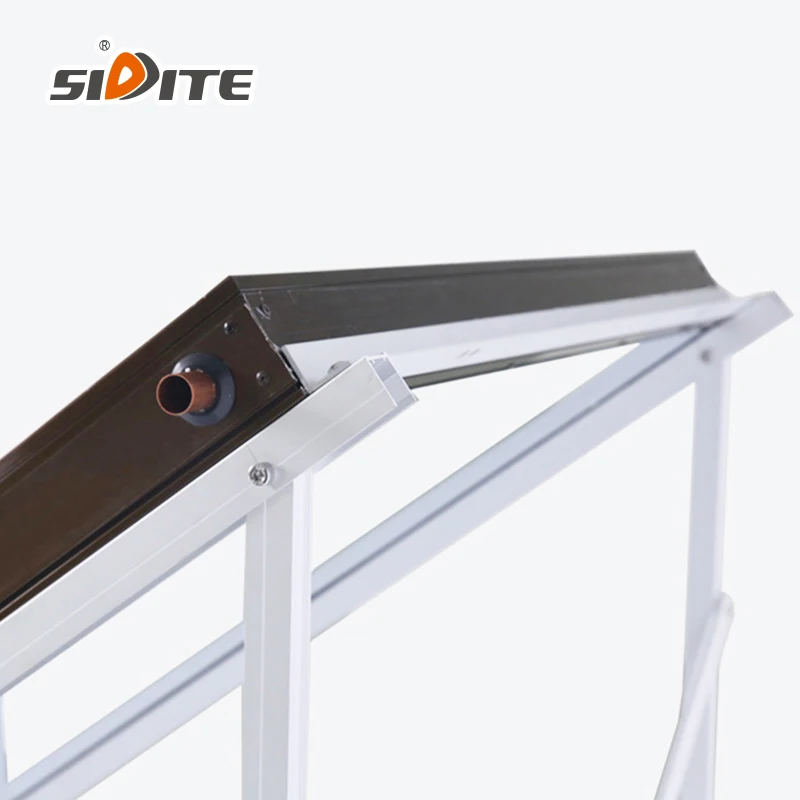 High Efficiency Energy Saving SC-F Flat Plate Solar Collector Selective Blue/Black Chrome Coating Laser-Welded Hotels Outdoor supplier