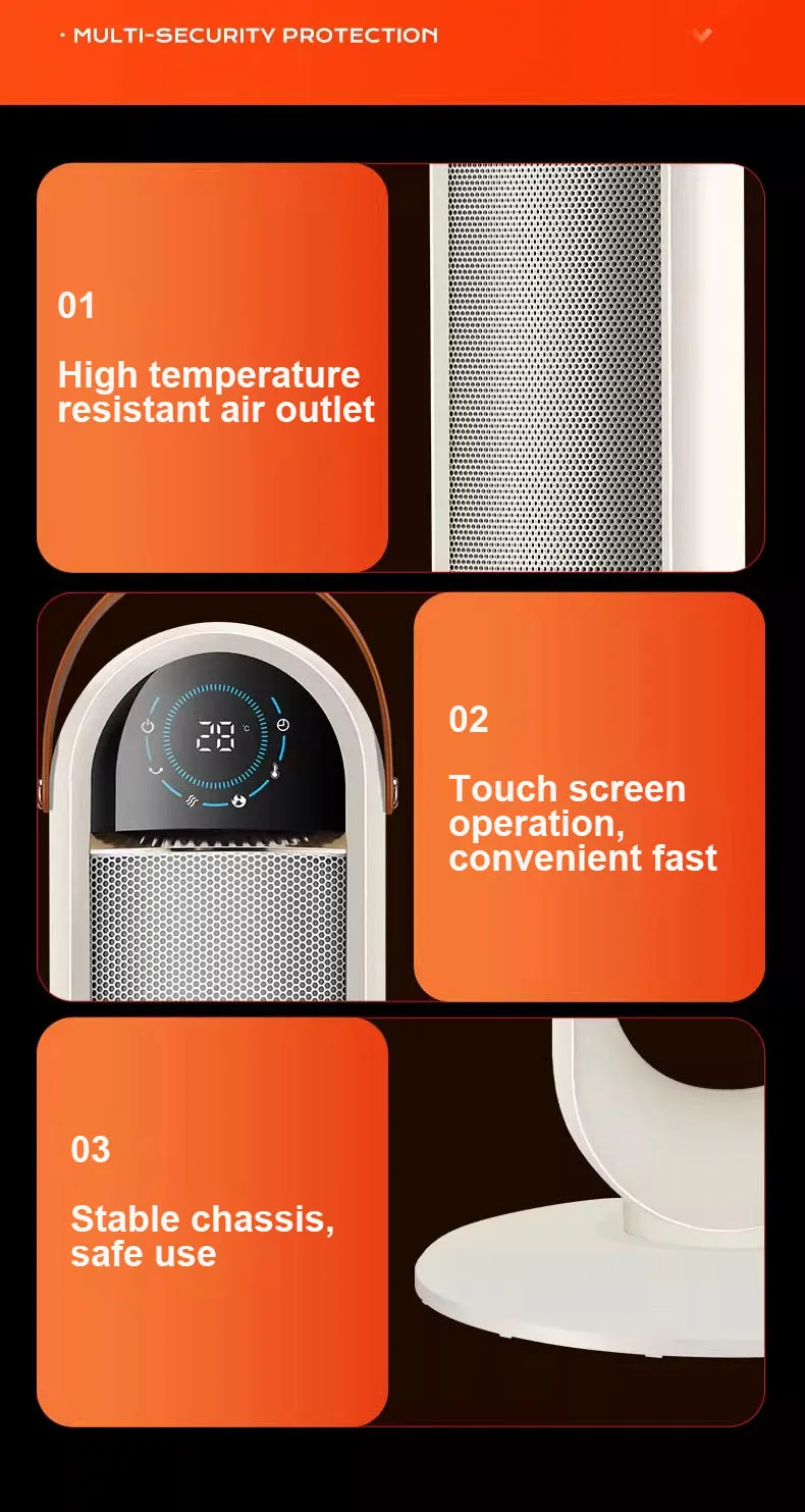 Office Home Portable Tower, 2000W, 3D, PTC - detail 16
