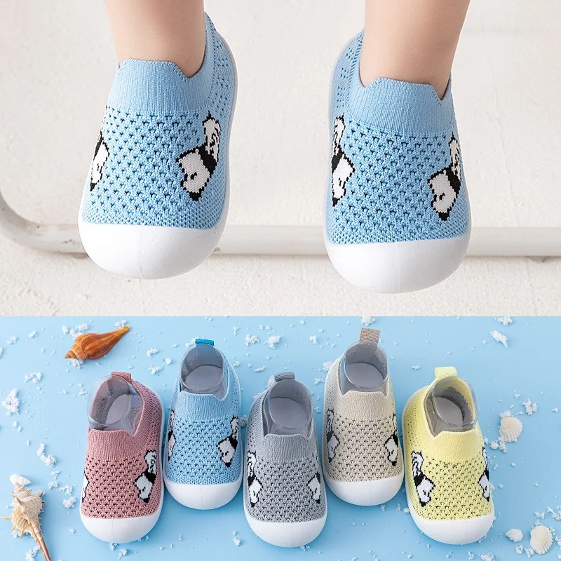 Spring summer unisex toddler slip-on shoes soft bottom baby shoes 0-4 years old baby pre-walker shoes