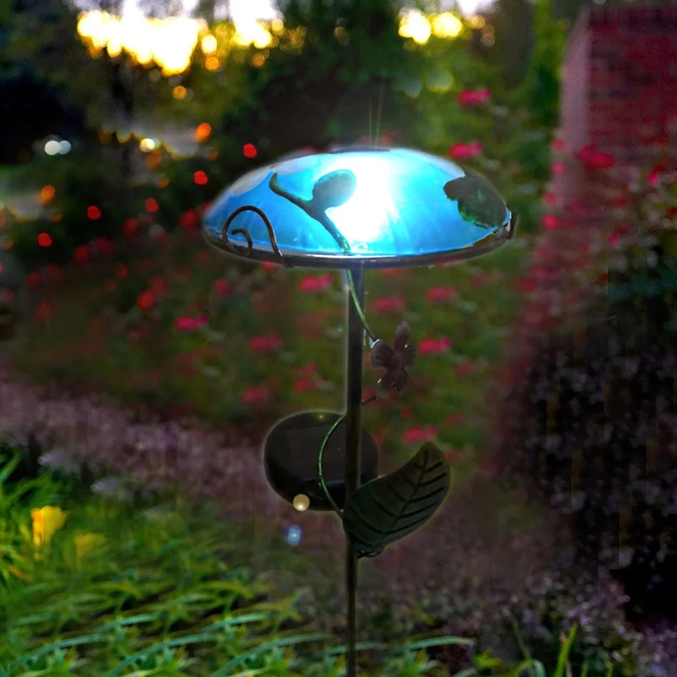 mushroom solar lights menards