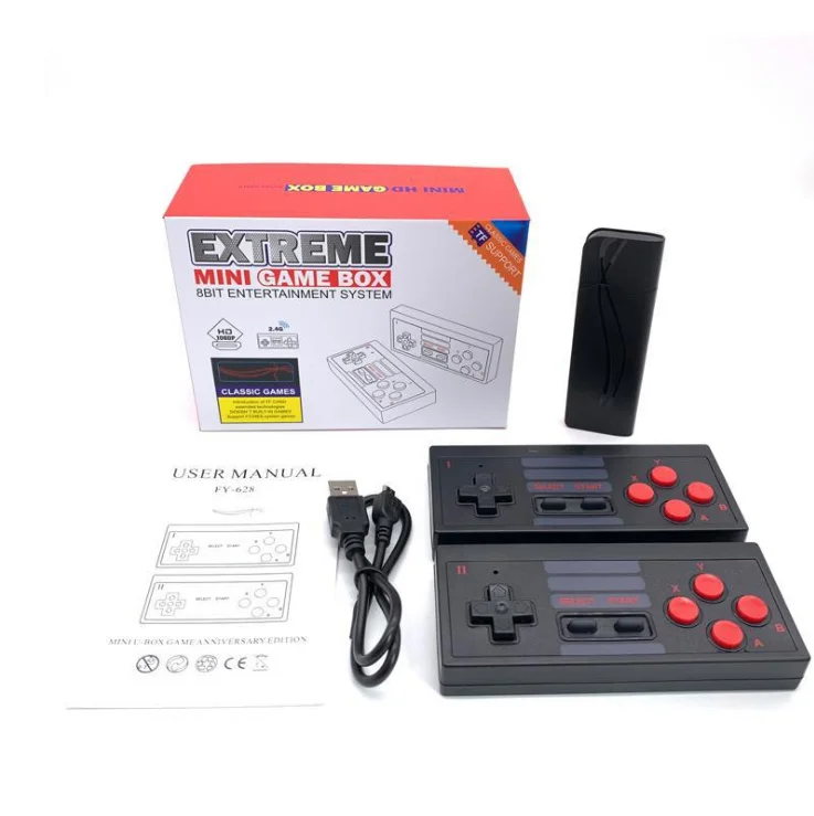 Mini classic retro game with built-in 8-bit USB wireless controller home VIDEO game console 4K HD video game console