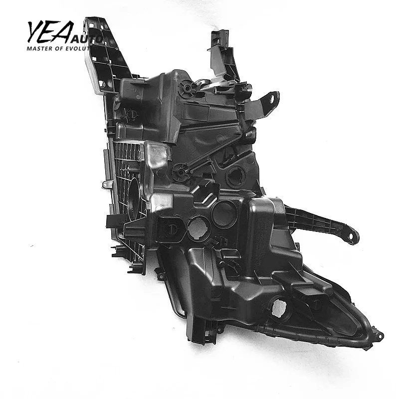 product yea auto car headlight housing black back base for toyota land cruiser prado head light housing headlamp 2017 2018 2019-6