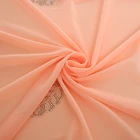 Scarf Muslim Zhenshiman Big Cashew Flower Latest Plain Chiffon Scarf 2021 Muslim Women Shawl Scarf Wholesale