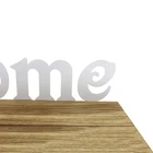 Family Home Family Wood Sign Home Decorations Family Word Art Decorative Cube Wood English Letter