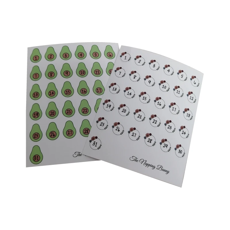 Custom Business Address Sticker Label Printing and Kiss Cut Cut to Shape 