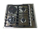 60cm Stainless Steel Multiple Gas cooktop and electric cooker