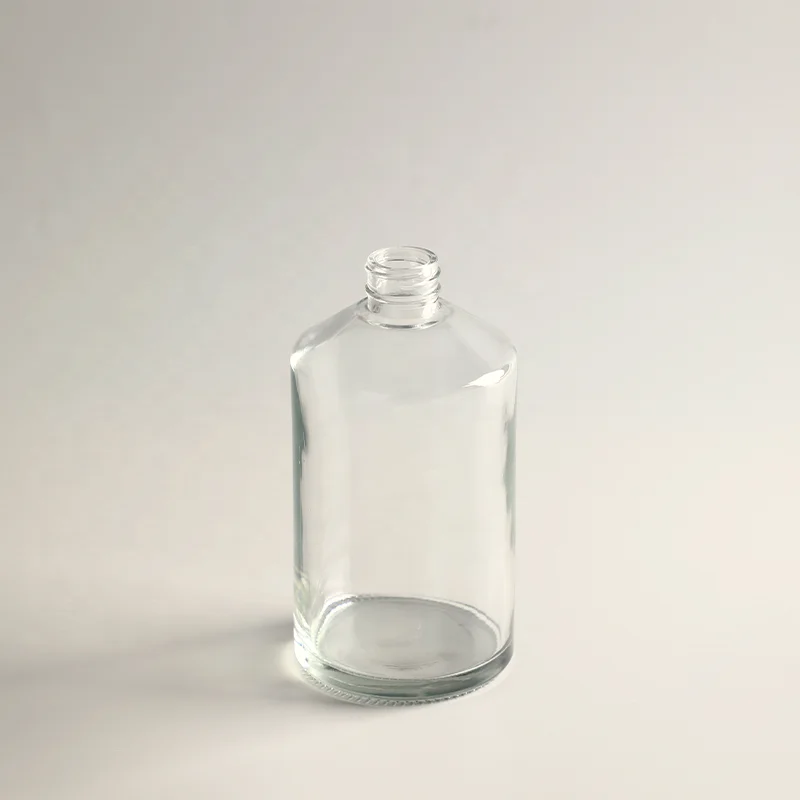 16 Ounce 500ml Empty Transparent Glass Soap Bottle Bathroom Hand Sanitizer Soap Dispenser Bottles With Pump