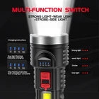 Torch Lights Amazon Top Sales Rechargeable Led Flashlight OEM Ewtto Linternas SOS Torch Lights Flashlight