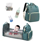 Diaper Bags Mummy Diaper Bag Multifunctional Portable Changing Backpack Baby Mummy Diaper Bags And Bed For Outdoor Travel