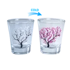 Glasses Glass Glass Shot Glass Customized Logo 2oz/50ml Wine Whiskey Cup Blank Sublimation Espresso Glasses Small Bullet Shot Glass