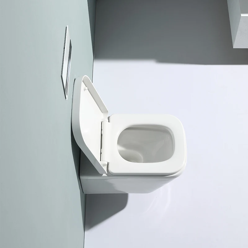 Products Description More details Name Wall-hung toilet Rimless Model BF2472 Size 530*345*350mm Flushing Washdown & Rimless Roughing-in p-trap 180 mm Certification CE/ROHS Water consumption 3 & 6 L Warranty 1 Year Material Ceramic Cover Soft close UF Load bearing 400KGS Cleaning Self-cleaning The wall hung toilet price includes seat cover, ceramic bowl & installation screw, not including the cistern RIMLESS WALL HUNG TOILET - Wall hanging WC - Strong rimless flushing - Slow down seat cover design SPACE SAVING - Easy installation - Easy cleaning - Combined with concealed cistern HIGH QUALITY -High quality ceramic - Nano coating Different Covers BF2472 BF2472D Size BF2472E Our Advantages High Quality Exquisite VS Rough BEFEN pays attention to details and serves customers with high-quality products. Value-Added Services Exquisite & High-Definition Photos If you have your own e-commerce platform or independent website, we can provide you with exquisite photos (Many Series). 3D design can be provided under long-term cooperation. Products Description More details Name Wall-hung toilet Rimless Model BF2472 Size 530*345*350mm Flushing Washdown & Rimless Roughing-in p-trap 180 mm Certification CE/ROHS Water consumption 3 & 6 L Warranty 1 Year Material Ceramic Cover Soft close UF Load bearing 400KGS Cleaning Self-cleaning The wall hung toilet price includes seat cover, ceramic bowl & installation screw, not including the cistern RIMLESS WALL HUNG TOILET - Wall hanging WC - Strong rimless flushing - Slow down seat cover design SPACE SAVING - Easy installation - Easy cleaning - Combined with concealed cistern HIGH QUALITY -High quality ceramic - Nano coating Different Covers BF2472 BF2472D Size BF2472E Our Advantages High Quality Exquisite VS Rough BEFEN pays attention to details and serves customers with high-quality products. Value-Added Services Exquisite & High-Definition Photos If you have your own e-commerce platform or independent website, we can provide you with exquisite photos (Many Series). 3D design can be provided under long-term cooperation.