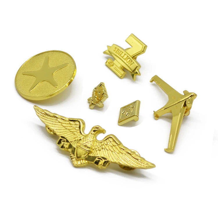 Custom Shape Plated Eagle Airplane Gold Lapel Badge For Men Suit - Buy Pin Badge,Gold Pin,Gold Lapel For Men Product on Alibaba.com