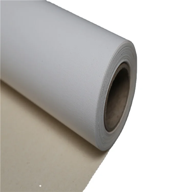 large canvas paintings  white 380gsm  eco solvent matte linen-cotton roll linen canvas
