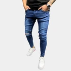 Hot Sale Jeans Custom Hot Sale Denim Pants Wholesale Casual Skinny Mens Jeans Ripped Stretch Skinny Jeans