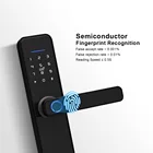 Door Lock WiFi Keyless Cerradura Tuya APP Card Entry Digital Biometric Fingerprint Smart Door Lock