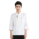 Coat 2021 New Design Latest Designs Cake Chef Uniforms Coat With Text Embroidery