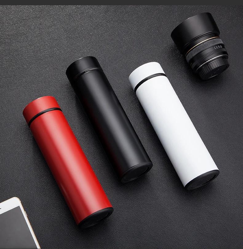 Stainless Steel Termo Digital Tumbler Vacuum Insulated Temperature Flask Smart Led Water Bottle With Temperature Display