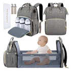 Diaper Bag Large Capacity Baby Nursery Diaper Bag Backpack Collapsible Baby Diaper Bag With Changing Station
