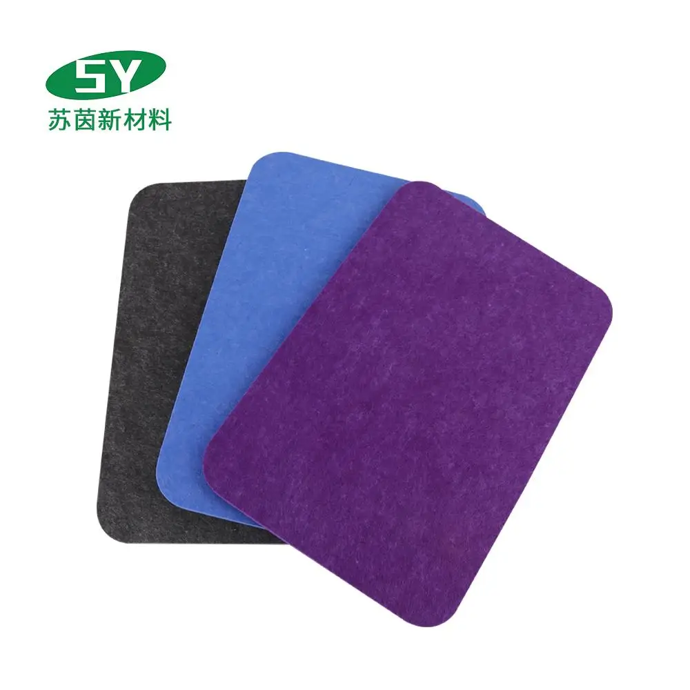 Suyin 9mm 100% Recycle PET Acoustic Panels Soundproof Material Polyester Acoustic Panels