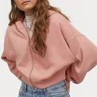 Jacket Women Fitness Hoodie Custom Fitness Activewear Women Zip Up Jacket Cropped Hoodie