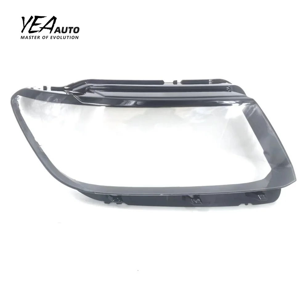 product car headlight glass lampshade cover lens for vw for tiguan head light lens cover 2017 2018 low configuration headlights cover-4