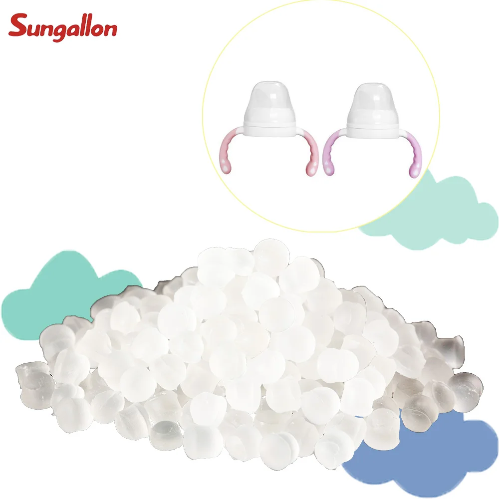 Premium Food Grade TPE TPR Granules for Baby Bottle Accessories 0